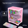 ARMAGGEDDON GAMING PC CASE MATX AQUARON PINK