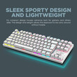 ARMAGGEDDON MECHANICAL KEYBOARD MKA-2C NEO WHITE TACTILE BROWN SWITCH