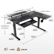 Γραφείο - Eureka Ergonomic® ERK-L60R-B-PRO-V1-EU