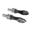 9067.9-LM ΦΛΑΣ MOTO NIX 12V LED SMD 42x13mm ΜΑΥΡΟ LAMPA - 2 τεμ.