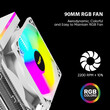 ARMAGGEDDON RGB SILENT 9CM CPU COOLING FAN 2 HEAT PIPES WHITE