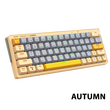 ARMAGGEDDON TRIMODE MECH RGB KEYBOARD LINEAR 63KEYS GMK-100 AUTUMN