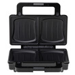ADLER 2-IN-1 SANDWICH MAKER 1400W BLACK/SILVER