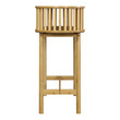 Κονσόλα Nodial pakoworld MDF/Bamboo σε φυσική απόχρωση 120x39x85εκ