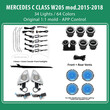 DIQ AMBIENT 8161 DCP2 BENZ C (W205) FULLKIT (Digital iQ Ambient Light for Mercedes C (W205) mod.2015-2018, 34 Lights)