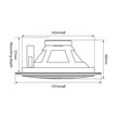 Adastra EC56V Χωνευτό Ηχείο Οροφής 5.25'' 6W RMS Λευκό (Τεμάχιο)