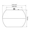 Adastra PS65-B Κρεμαστό Ηχείο Οροφής 6.5" 30W RMS Μαύρο (Τεμάχιο)