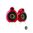 Podspeakers MicroPod BΤ MKII Ηχεία Βιβλιοθήκης με Bluetooth 3" 10W RMS Κόκκινα (Ζεύγος)