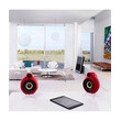 Podspeakers MicroPod BΤ MKII Ηχεία Βιβλιοθήκης με Bluetooth 3" 10W RMS Κόκκινα (Ζεύγος)