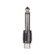 Qtx 756.019UK Αντάπτορας RCA Phono Υποδοχή – 6.3mm Mono Jack Βύσμα (Τεμάχιο)
