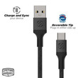 Scosche CAB4-SP StrikeLine™ Premium Braided Cable for USB-C Devices 1,2m