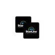 StarLine Αυτοκόλλητα Automotive Security Specialists 5x5cm (2 Τεμάχια)