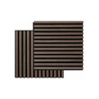 Audiodesigner 3D Square Walnut Ξύλινο Διακοσμητικό Ηχοαπορροφητικό Πάνελ Τοίχου 52 x 52 x 2,2cm / 0,54 τ.μ. (2 Τεμάχια)