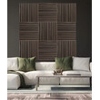 Audiodesigner 3D Square Walnut Ξύλινο Διακοσμητικό Ηχοαπορροφητικό Πάνελ Τοίχου 52 x 52 x 2,2cm / 0,54 τ.μ. (2 Τεμάχια)