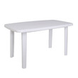 Ε365,8 SORRENTO Τραπέζι Oval Dining Κήπου - Βεράντας, PP Απόχρωση Άσπρο