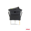 03964/AM ΔΙΑΚΟΠΤΗΣ 12V ON/OFF ΣΤΡΟΓΓΥΛΟΣ ΜΕ 3 ΕΠΑΦΕΣ ΠΡΑΣΙΝΟΣ LED  AMIO - 1 τεμ.