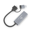 CABLEXPERT USB3.1+TYPEC 2.5G GIGABIT NETWORK ADAPTER SPACE GREY