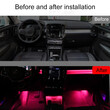 Digital iQ Ambient Light Volvo  XC40 mod. 2018&gt; (with Original Ambient Light), 11 Lights, 64 Colors