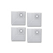 Audiodesigner Maple Pattern White Ηχοαπορροφητικά Ξύλινα Πάνελ 50x50x5 cm / 1 τ.μ. (4 Τεμάχια)