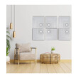 Audiodesigner Maple Pattern White Ηχοαπορροφητικά Ξύλινα Πάνελ 50x50x5 cm / 1 τ.μ. (4 Τεμάχια)