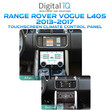 DIQ FZ 2011 TOUCHSCREEN CLIMATE CONTROL PANEL 10" for RANGE ROVER VOGUE L405 mod. 2013-2017