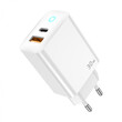 jager ΦΟΡΤΙΣΤΗΣ 30W FAST CHARGER - 1 ΘΥΡA USB - 1 ΘΥΡΑ TYPE C (EU13)