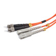 CABLEXPERT MULTIMODE DUPLEX OM2 50/125 FIBER OPTIC CABLE ST/SC 1M CABLEXPERT MULTIMODE DUPLEX OM2 50/125 FIBER OPTIC CABLE ST/SC 1M