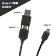 Scosche CCA4-SP Strikeline 2-in-1 Charge & Sync Cable 1,2m