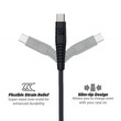Scosche HDCA24 Καλώδιο Φόρτισης USB-C 1.2m Scosche HDCA24 Καλώδιο Φόρτισης USB-C 1.2m