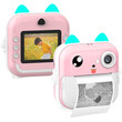 LAMTECH BLUETOOTH KID INSTANT CAMERA WHITE/PINK