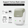NIIMBOT THERMAL LABEL PRINTER B1 2-INCH WHITE GREEN NIIMBOT THERMAL LABEL PRINTER B1 2-INCH WHITE GREEN