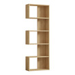 Βιβλιοθήκη Cascade pakoworld σε oak απόχρωση 51.8x22x150εκ