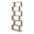 Βιβλιοθήκη Sezen pakoworld σε oak απόχρωση 70x24x191.5εκ