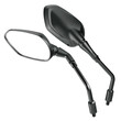9163.2-LM ΚΑΘΡΕΠΤΕΣ MOTO EXTER M10x1,25 DX+SX ΣΕ ΜΑΥΡΟ ΧΡΩΜΑ LAMPA - 2 ΤΕΜ.