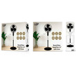 LGP ROUND BASE STAND FAN 16' 40CM 45W WITH TIMER BLACK
