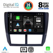 DIGITAL IQ BXF 11662_CPAA (9inc) MULTIMEDIA TABLET for SUBARU FORESTER - IMPREZA - XV mod. 2008-2013