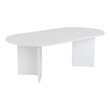 Τραπέζι σαλονιού Tabletod pakoworld σε λευκή απόχρωση 119x60x40εκ