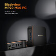 BLACKVIEW MINI PC INTEL N150 16GB DDR4 512GB M.2 SSD 2280 4K DUAL DISPLAY WIN 11 PRO BLACK