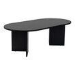 Τραπέζι σαλονιού Tabletod pakoworld σε μαύρη απόχρωση 119x60x40εκ