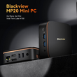 BLACKVIEW MINI PC INTEL N150 8GB DDR4 256GB M.2 SSD 2280 4K DUAL DISPLAY WIN 11 PRO BLACK