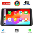 LENOVO SSV 8149_CPA DASH (9inc) MULTIMEDIA TABLET for FIAT TIPO mod. 2018-2023