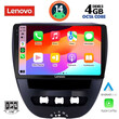 LENOVO SSV 8707_CPA (10inc) MULTIMEDIA TABLET for CITROEN C1-PEUGEOT 107-TOYOTA AYGO mod. 2005-2014