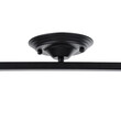 GloboStar® HOLLYWOOD 01154 Vintage Φωτιστικό Οροφής Ράγα Δίφωτο 2 x E27 IP20 Μαύρο Μέταλλο - Μ45 x Π15 x Υ40cm
