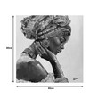 Πίνακας σε καμβά Jalo Inart 80x3.5x80εκ