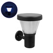 GLOBOSTAR® SOLARTIS 12126 Φωτιστικό Κολωνάκι Κήπου LED 10W 1000lm 180° με Ενσωματωμένο Φωτοβολταϊκό Panel ?V ?W & Επαναφορτιζόμενη Μπαταρία Li-ion ?V 12000mAh με Αισθητήρα Ημέρας-Νύχτας Αδιάβροχο IP65 Ψυχρό Λευκό 6000K - Γκρι Ανθρακί - Μ24 x Π32 x Υ28cm - 2 Χρόνια Εγγύηση