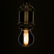 GloboStar® 99065 Λάμπα E27 G45 Γλομπάκι LED LONG FILAMENT 6W 600 lm 320° AC 85-265V Edison Retro με Φιμέ Γυαλί Θερμό Λευκό 2700 K Dimmable