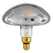GloboStar® 99174 Λάμπα E27 MR200 Mushroom LED SOFT SPIRAL FILAMENT 6W 480 lm 320° AC 85-265V Edison Retro με Φιμέ Γυαλί Θερμό Λευκό 2700 K Dimmable