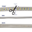 GloboStar® 70510 Wide Ταινία Διπλής Σειράς Epistar LED SMD 2835 1m 24W/m 180LED/m 3360lm/m 120° DC 230V Αδιάβροχη IP68 Ψυχρό Λευκό 6000K Dimmable