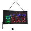 GloboStar® 75689 Φωτιστικό Ταμπέλα LED Σήμανσης BAR με Πρίζα AC 230V Μ48xΠ25xΥ2cm
