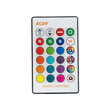 GloboStar® 76067 Σποτ LED GU10 MR16 5W 350lm 120° AC 220-240V IP20 Φ5 x Υ5.8cm - Εναλλαγή Φωτισμού μέσω Τηλεχειριστηρίου RGB & Θερμό Λευκό 2700K - Dimmable - 2 Χρόνια Εγγύηση